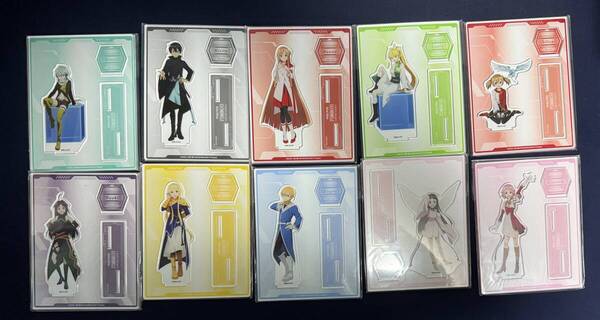 未開封品 送料無料 ソードアート・オンライン エクスクロニクル Online Edition アクリルマスコット 全10種 キリト アスナ アリス SAO