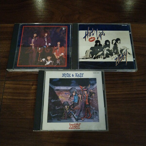【送料無料】ZIGGY CDアルバム 3タイトルセット IN WITH THE TIMES Hot Lips NICE&EASY ジギー