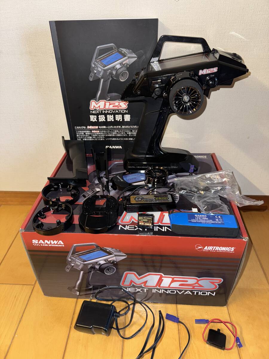 SANWA M12S 送信機 481付【中古】 Yahoo!オークション -「サンワ m12s」の落札相場・落札価格