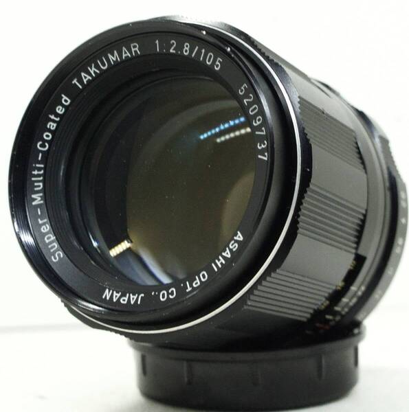 ~実写確認済~ ☆実用良品・人気の中望遠単焦点レンズ☆ M42マウント用 ASAHI OPT. TAKUMAR 105mm F2.8 (J0275)