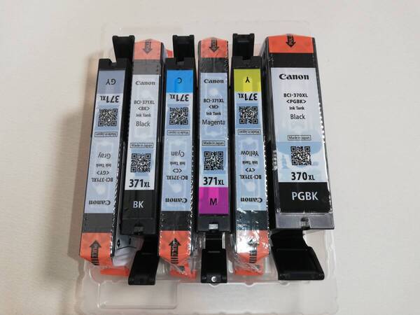 キャノン 純正品 インクカートリッジ BCI-371XL+370XL/6MPV 6色マルチパック
