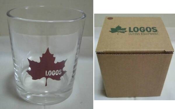 ロックグラス ロゴス LOGOS 箱入り ガラス タンブラー 硝子 ソーダガラス ウイスキー 日本酒 酒器 カップ コップ 工芸品