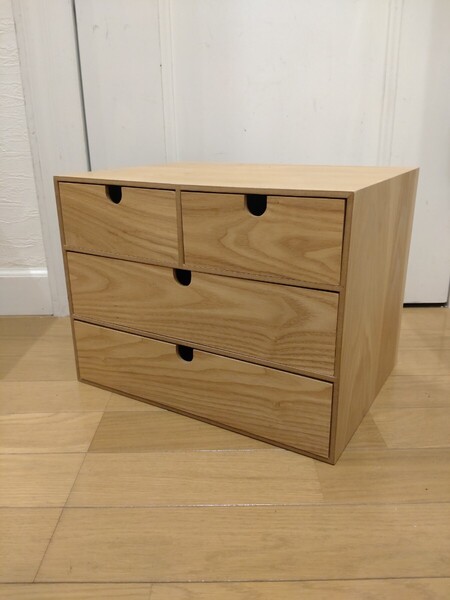 【A】送料込【ニトリNITORIスタッキングチェスト】引出3段★収納/家具/棚/無印良品MUJI/イケアIKEA