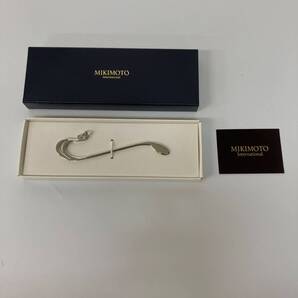 【新品】MIKIMOTO ミキモト ブックマーク 栞 シルバー【k1043】