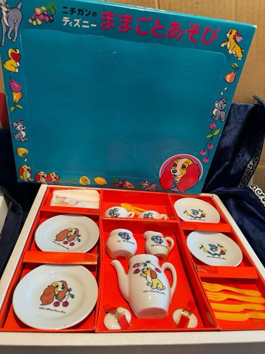 昭和レトロ ままごと セット 御会席膳具 デッドストック 陶器製 アンティーク 昭和レトロ ままごと セット 御会席膳具 デッドストック 陶器製
