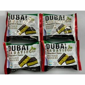 《4個セット》【韓国限定日本未発売】DUBAIカタイフピスタチオドバイチョコ