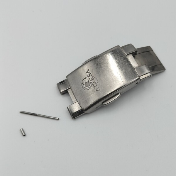 【中古品】 腕時計 部品 シチズン アテッサ H410-T003788 バックル 中留め クラスプ 尾錠 ベルト バンド ストラップ