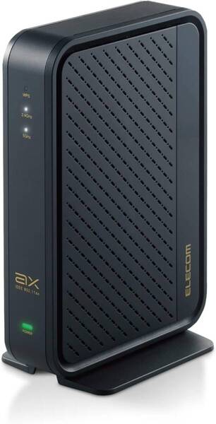 新品 送料無料 メーカー保証有 エレコム 無線LANルーター Wi-Fi6 4804+574Mbps 11ax ワイドバンド5GHz 160MHz対応 ブラック WRC-X5400GS-B