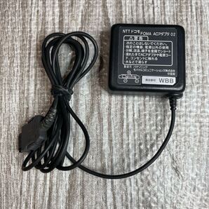 NTTドコモ FOMA ACアダプタ 02 ガラケー 充電器 S/N WBB