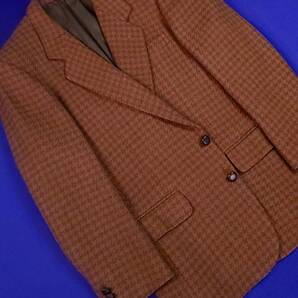 最終処分 SALE!! 95%OFF 送料無料 Moare 二ッ釦 ジャケット ブレザー Mサイズ ウール100% 日本製 ゆったり 厚手 お洒落 レンガ色 4016029