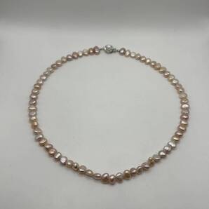 【貴金属】ネックレス 真珠 パール silver 20.2g アクセサリー アンティーク ヴィンテージ 昭和レトロ レディース メンズ