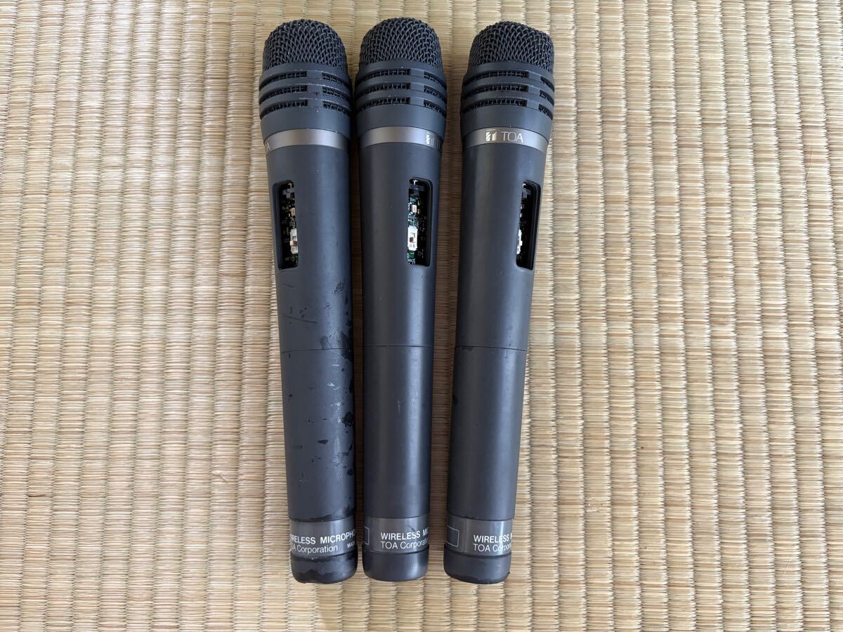 TOA ワイヤレスマイク WM-1210 ケース付き ジャンク品 Yahoo!オークション -「toa wm」(ダイナミックマイク) (マイク