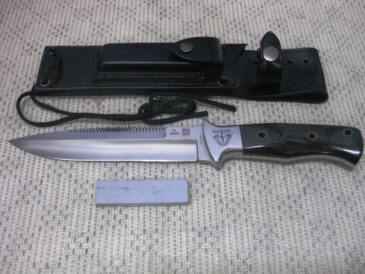 Yahoo!オークション -「al mar」(ハンティングナイフ、狩猟刀) (ナイフ