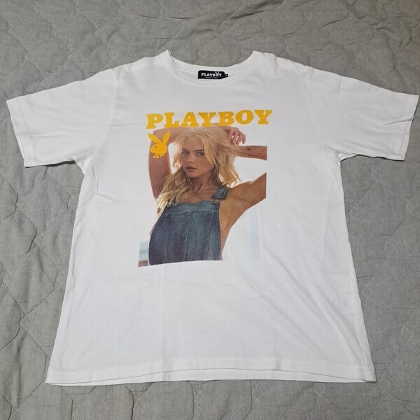 HYSTERIC GLAMOUR ヒステリックグラマー PLAYBOY プレイボーイ GIRL ガール Tシャツ M(美品 送料込 即決)