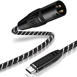 m)NCGGY USB C- XLR ィオケーブル 2M USB タイプ C スマートフォン/ノートパソコンからXLRオス(音声録音には対応しておりません)