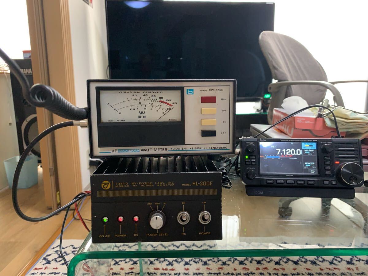 【やまちゃん・希少】HL-60U 430MHz リニアアンプ 動作品 Yahoo!オークション -「東京ハイパワー リニアアンプ」の落札