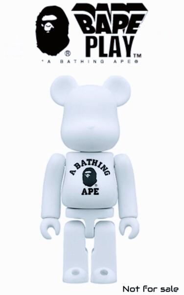 希少★未開封 BAPE PLAY【A BATHING APE】100% ベアブリック BE@RBRICK kaws メディコム ステューシー 400% ペコちゃん 千秋 NIGO