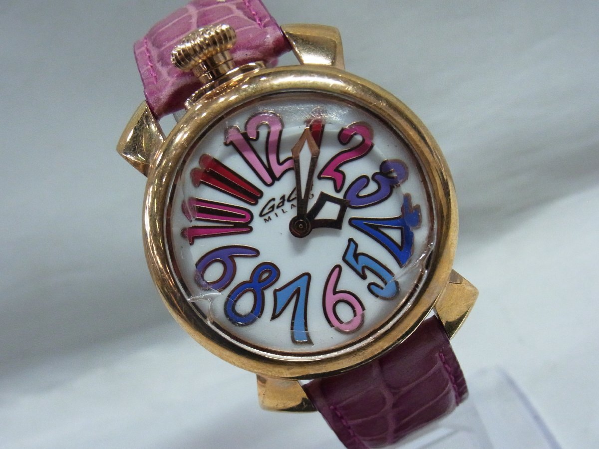 【稼働品】ガガミラノ■マニュアーレ40 ボーイズウォッチ 44 稼働品】ガガミラノ□マニュアーレ40 ボーイズウォッチ 44 稼働