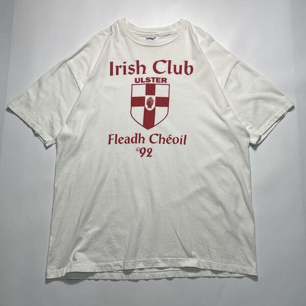 90's Hanes ヘインズ USA製 アメリカ製 ビンテージTシャツ XL アイボリー シングルステッチ HTK6917