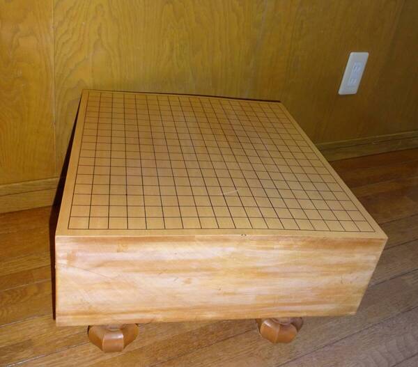 碁盤 覆い付き カバー付 41cm×45.3cm×H27cm 厚み14cm 中古碁盤