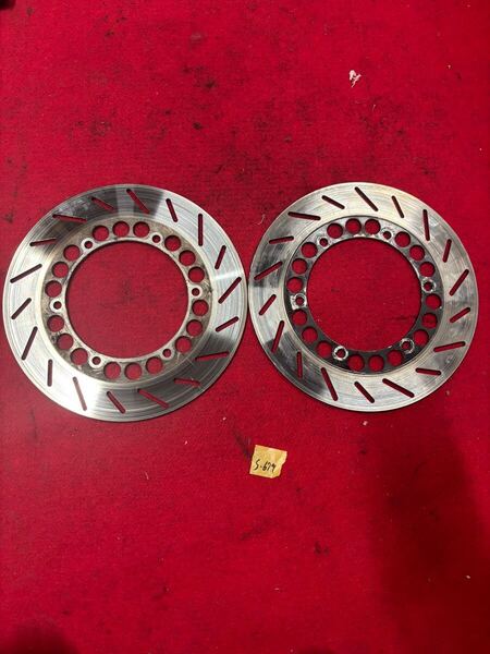 【S-679】RZ250R RZ350R 29L 29k 純正フロントディスクローター ブレーキ ダブルディスク ローター 左右セット