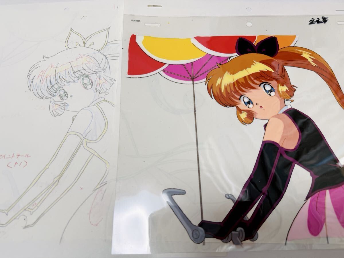 「怪盗セイントテール」セル画 直筆背景&原画付き Yahoo!オークション -「怪盗 セイント テール」(セル画) の落札