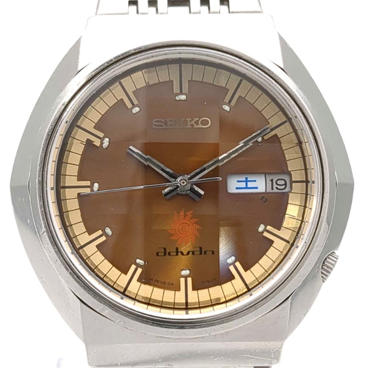 SEIKO ADVAN自動巻き 文字盤ゴールド 稼働品 Yahoo!オークション -「腕時計 セイコー アドバン」の落札相場