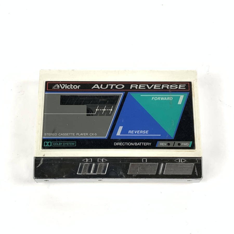 【希少】Victor JVC ポータブルカセットプレイヤー CX-R9 Yahoo!オークション -「victor.」(カセットプレーヤー