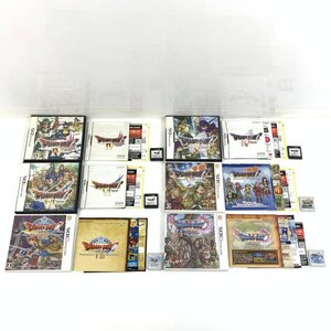 ドラゴンクエスト Ⅳ/Ⅴ/Ⅵ/Ⅶ/Ⅷ/XI ニンテンドーDS/3DSソフト ケース/説明書付き まとめ売り 6本セット*簡易検査品