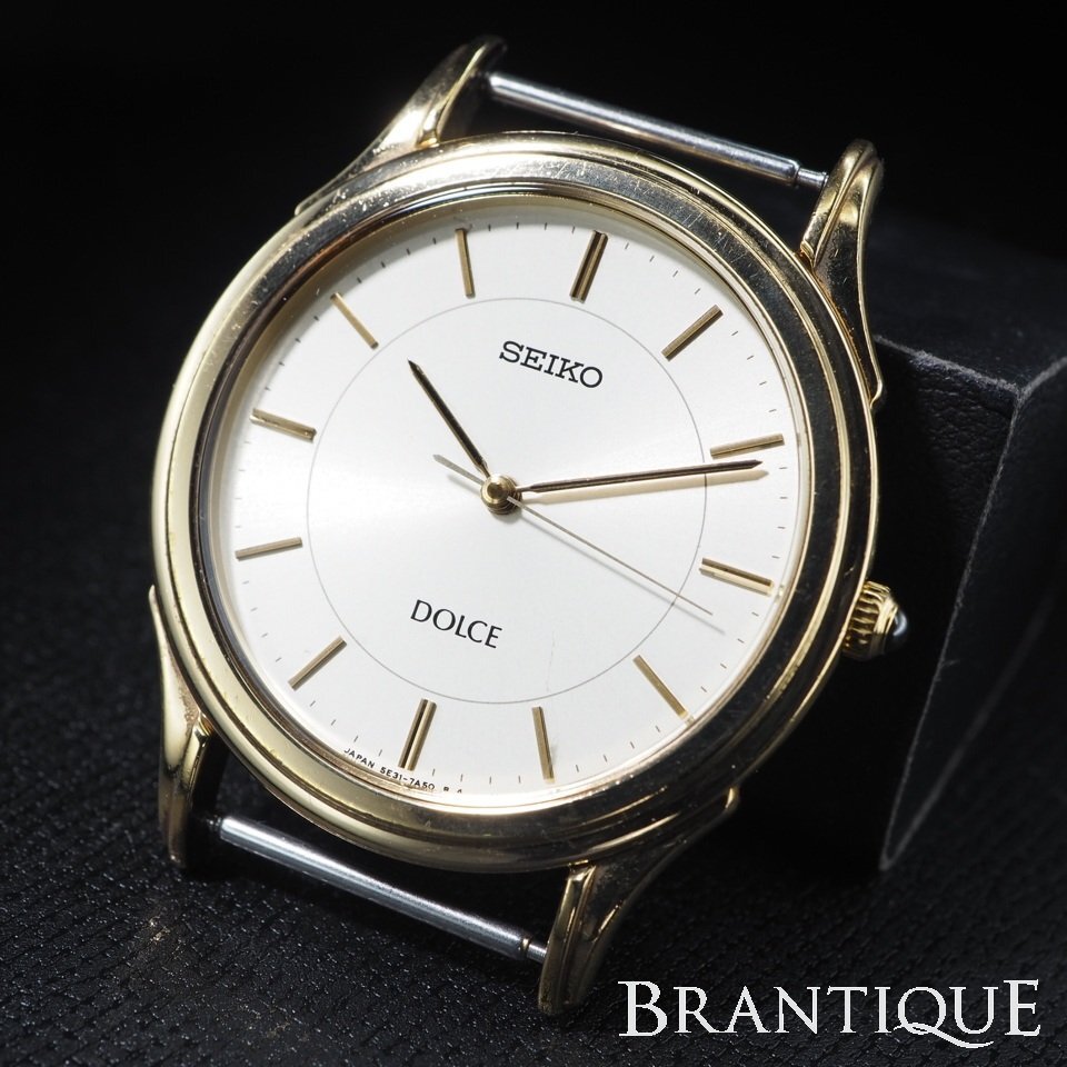 p*4様 【動作良好】SEIKO　DOLCE　メンズ腕時計 楽天市場】SEIKO DOLCE（メンズ腕時計｜腕時計）の通販