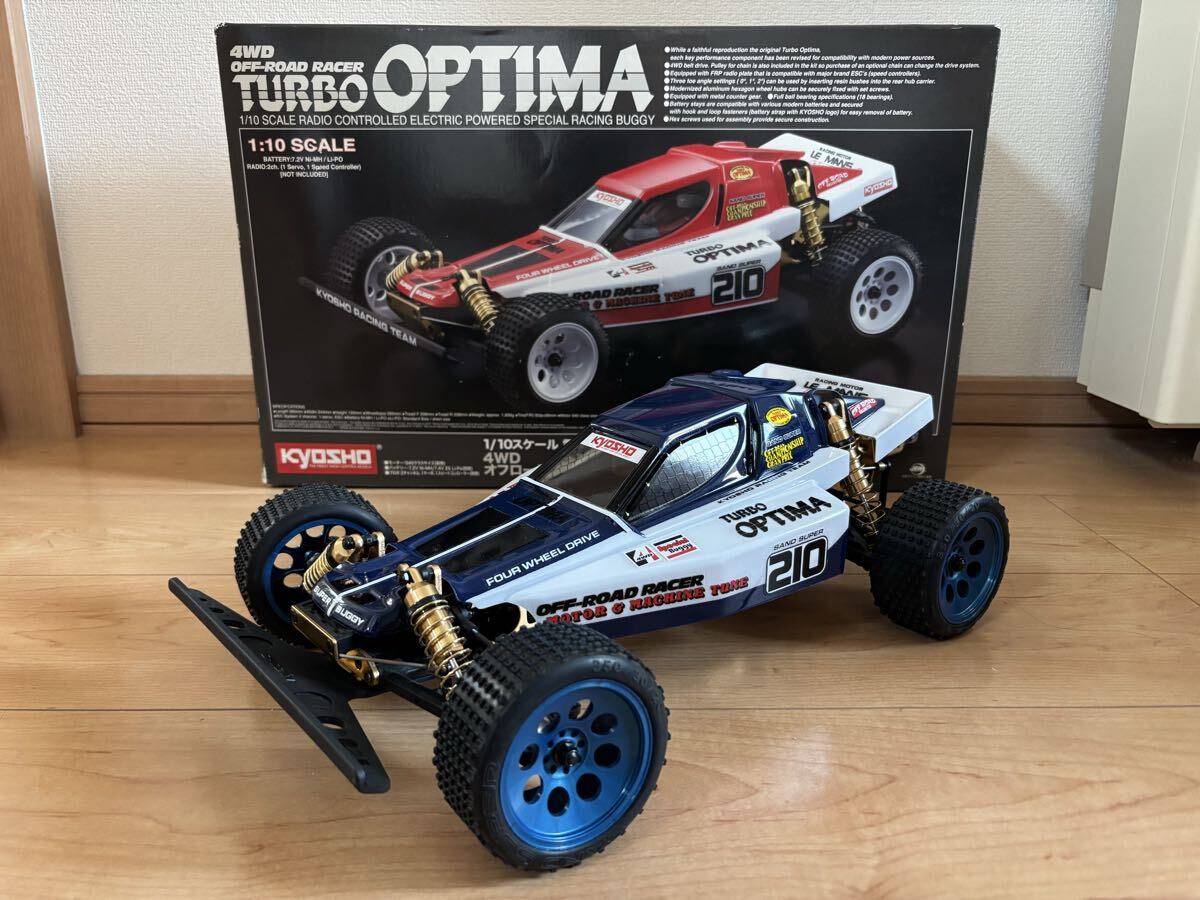 ★値下げkyosho 京商ターボオプティマ新品/未使用 別売ブラックホイール付き 2025年最新】Yahoo!オークション -京商オプティマの中古品・新品