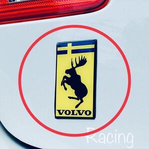 ボルボ F調 マグネット ステッカー 跳ねエルク バッジ C30 V50 S60 V60 V70 XC70 S80 XC90 xc40 xc60 C70 スウェーデン フラッグ