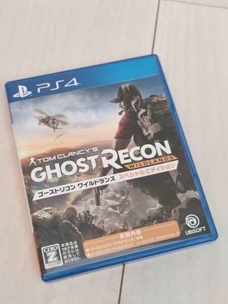 美品 PS4ゴーストリコン ワイルドランズ PS4ソフト GHOST RECON WILDLANDS
