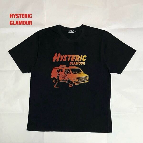 【人気】HYSTERIC GLAMOUR ヒステリックグラマー BOOGIE VAN Tシャツ ヒスガール クルーネック ユニセックス 02192CT02