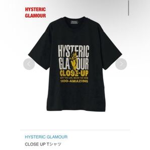 【人気】HYSTERIC GLAMOUR ヒステリックグラマー CLOSE UP Tシャツ ヒスガール ユニセックス ブランドロゴ クルーネック 02221CT35