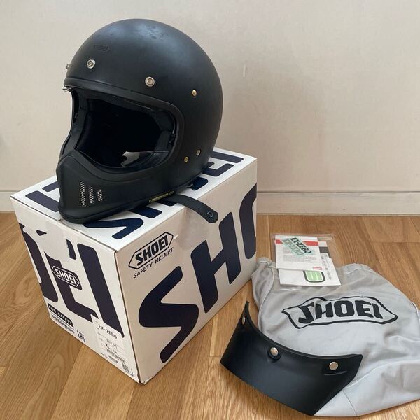 SHOEI EX-ZEROマットブラック XLサイズ 2020年製 黒 艶消し オートバイ ヘルメット バイク
