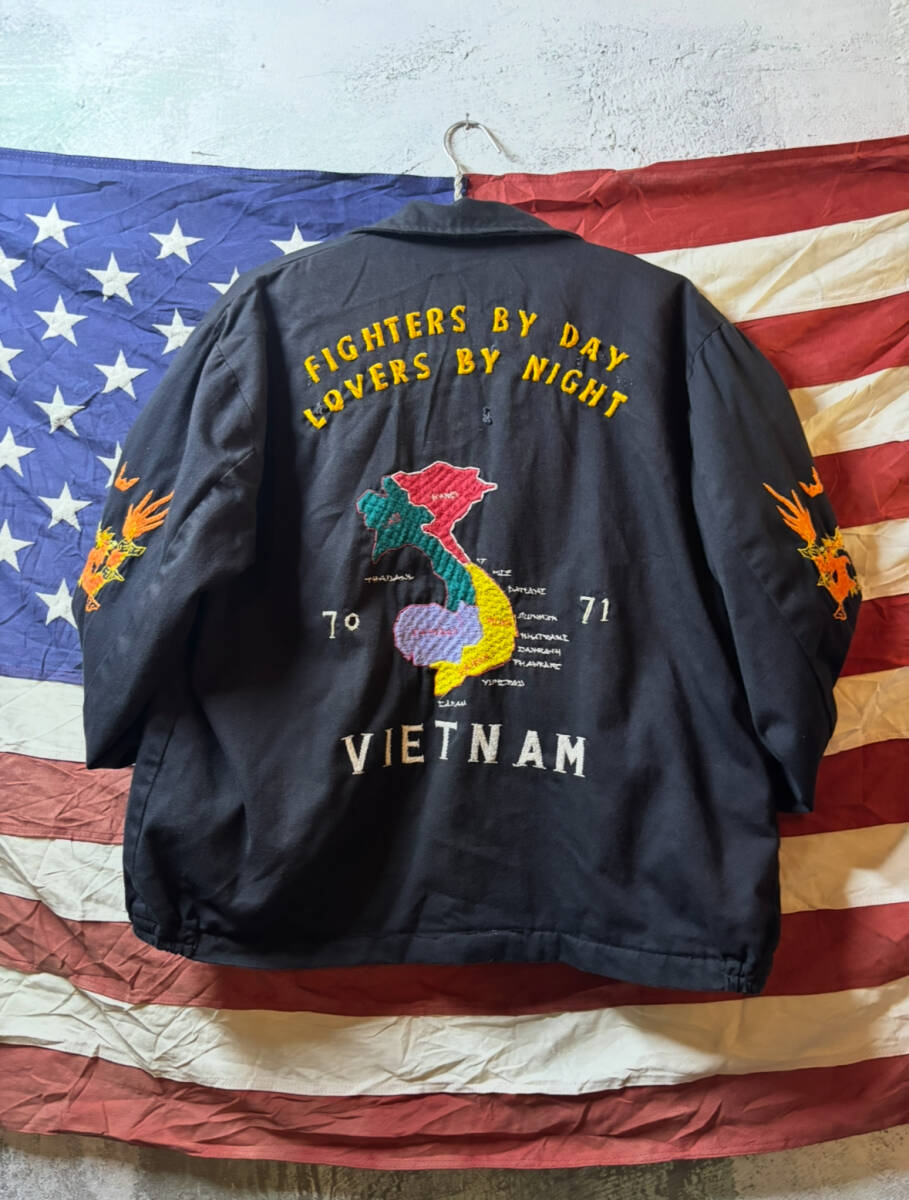 【超レア希少】ヴィンテージベトジャン 刺繍入り エターナル Lsize Yahoo!オークション -「ベトジャン ビンテージ 60s」の落札相場