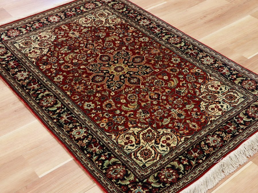 未使用品 高級 上質 シルク ペルシャ絨毯 イラン産 ヤズド 200×250 2025年最新】Yahoo!オークション -ペルシャ絨毯 シルクの中古品