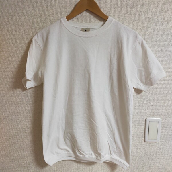 JOURNAL STANDARD GOODWEAR ジャーナルスタンダード グッドウェア 別注 USA製 ヘビーウエイト クルーネックTシャツ 半袖 無地 M ホワイト