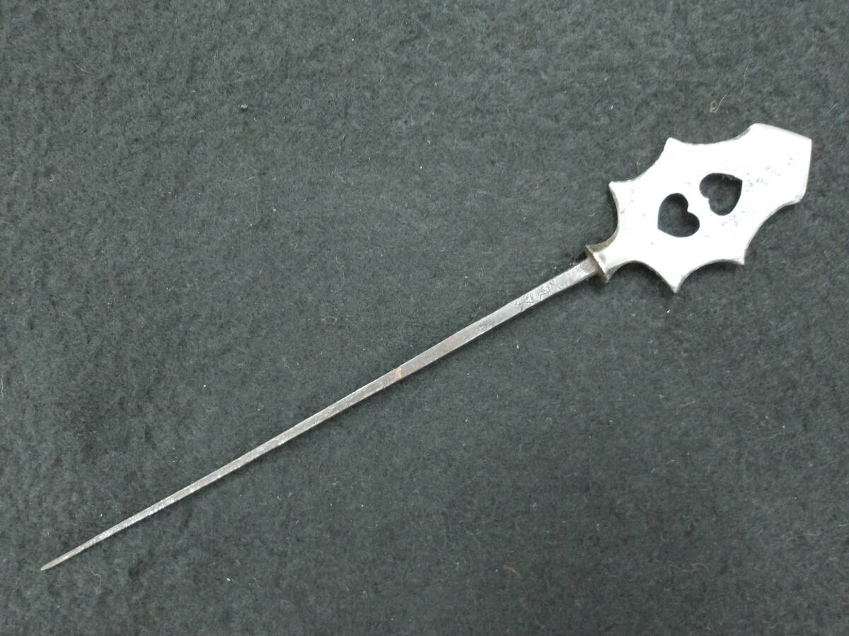 武道具 矢じり 十文字槍 木瓜透 鏃 古式 弓道具 鉄製 職人作 美術品 Yahoo!オークション -「鏃」(その他) (武具)の落札相場・落札価格