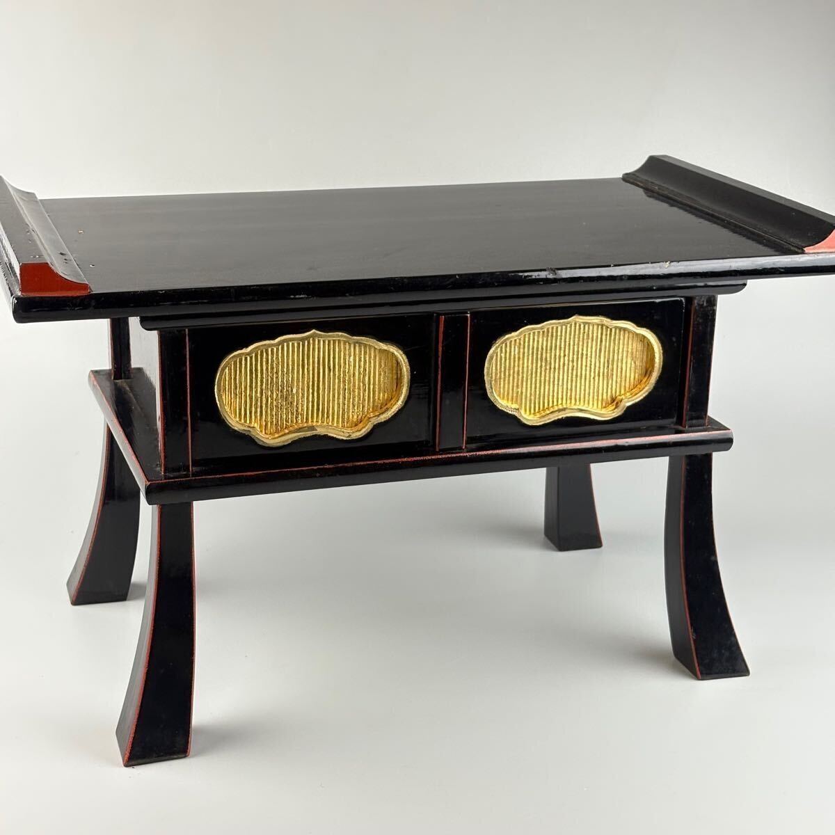 仏壇　仏具　前卓 仏具 寺院用 (真宗大谷派 東) 寺院仏具 祖師 御代前 前卓 3.5尺