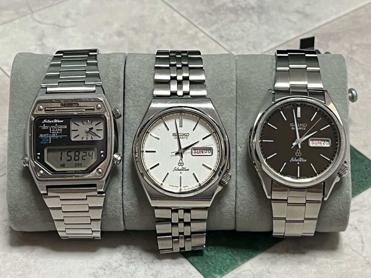 SEIKO セイコー SILVER WAVE 希少 箱あり 【送料無料】 Yahoo!オークション -「seiko シルバーウェーブ」の落札相場