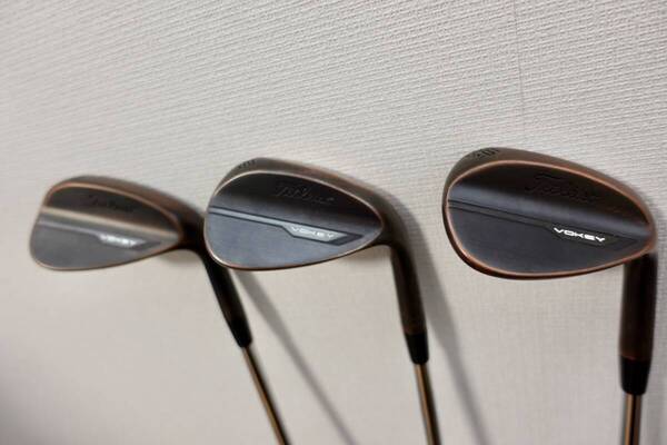 タイトリスト VOKEY FORGED 2021 BRUSHED COPPER ウェッジ 3本セット