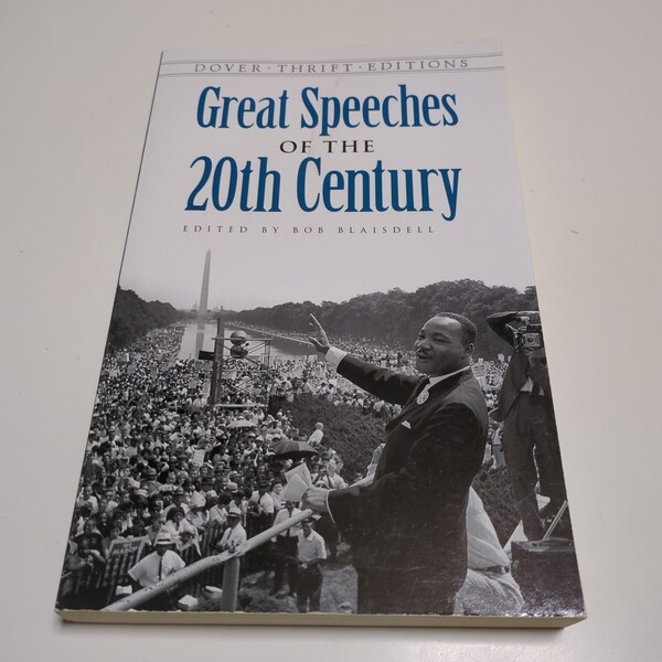 洋書 英語版 Great Speeches of the 20th Century (Dover Thrift Editions) 20世紀の偉大な演説 中古 教養 英語学習 01101Foshi