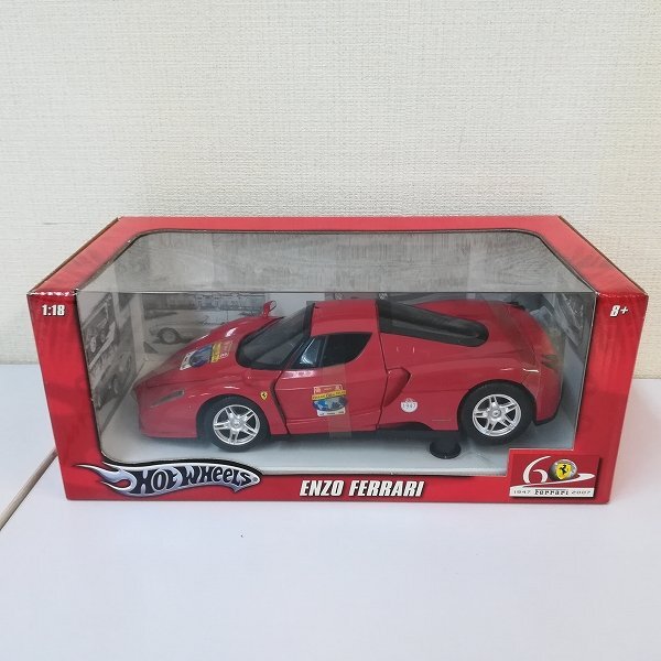 【 未開封品 】 ホットウィール 1/18 フェラーリ エンツォ フェラーリ Yahoo!オークション -「1/18 エンツォ フェラーリ」の落札相場
