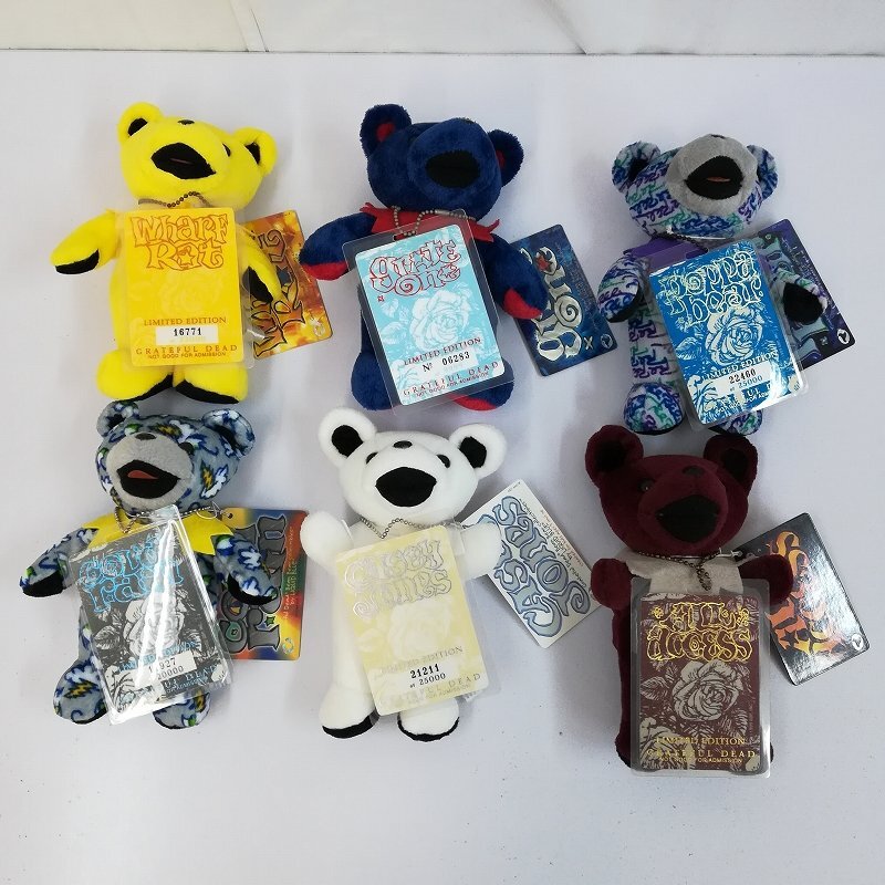 GDB デッドベア 7インチ ED2 10体 まとめ販売 Yahoo!オークション -「bear」(グレイトフル・デッドベア