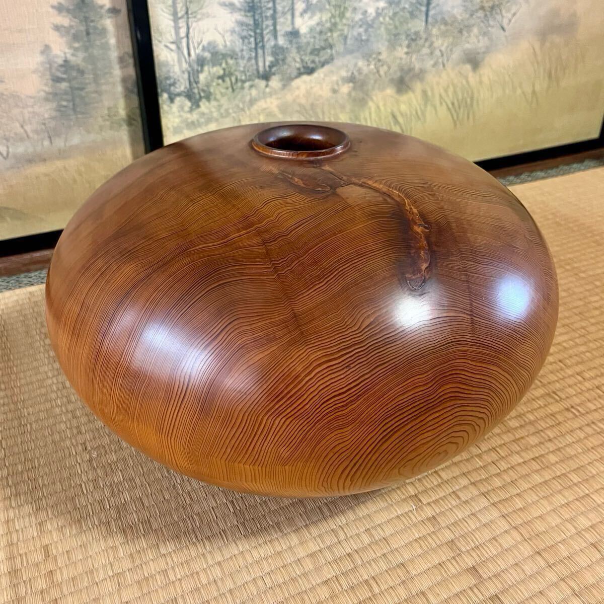 屋久杉 壺 天然木 置物 工芸品 Yahoo!オークション -「屋久杉 壺」の落札相場・落札価格