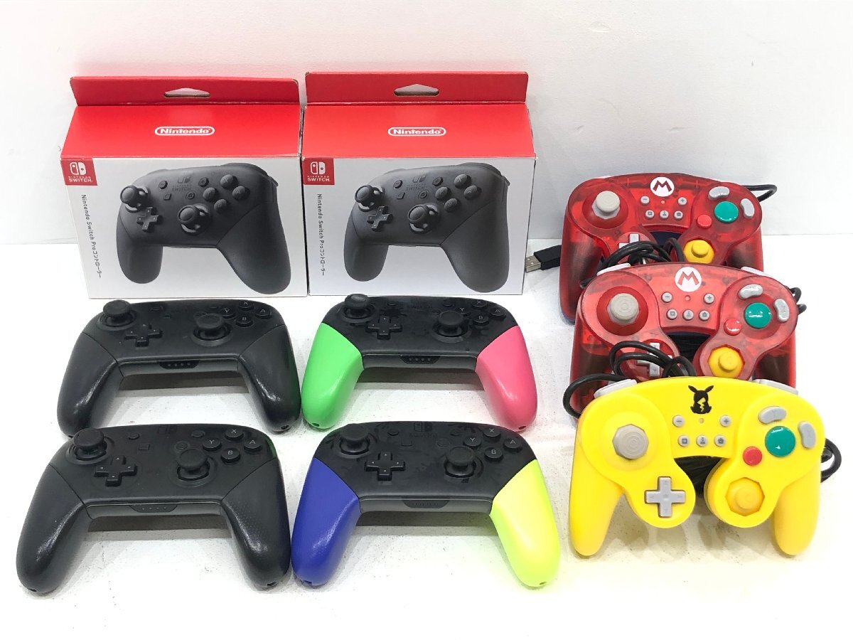 【ジャンク】 Switch プロコン 純正 コントローラー まとめ売り Yahoo!オークション -「プロコン ジャンク」の落札相場・落札価格