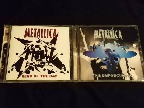 【2枚】(国内盤) Hero of the day / The unforgiven Ⅱ / METALLICA メタリカ シングル / mortorhead モーターヘッド