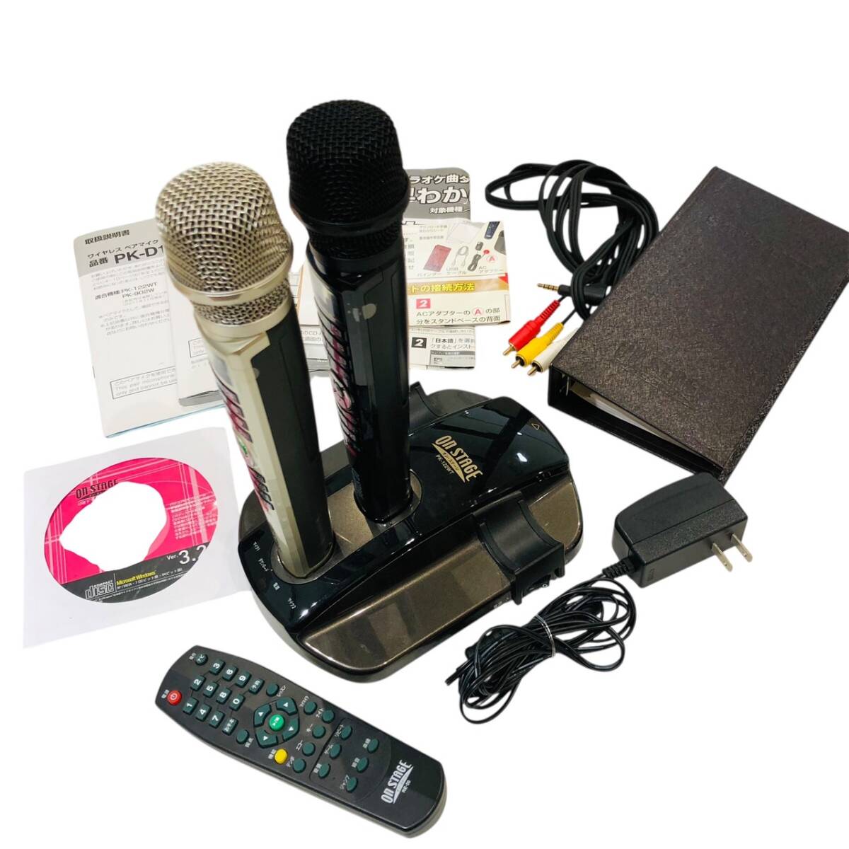 オンステージ カラオケマイク「PK-122WT」(無線式マイク) Yahoo!オークション -「パーソナルカラオケ pk-122wt オン